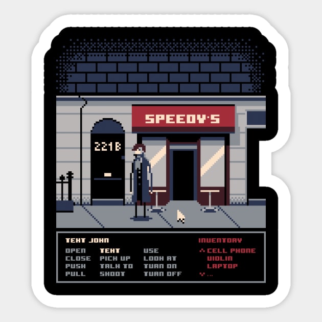 Detective Quest - Rise of Sherlock Holmes Sticker by drawsgood